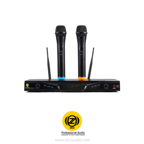 میکروفون بی سیم 2 کانال دستی زیکو ZICO U-89H