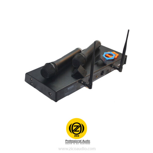 میکروفن بی سیم 2 کانال دستی زیکو ZICO U-89H