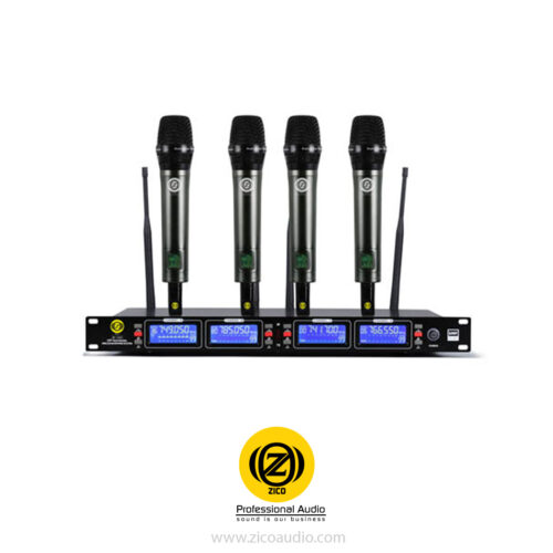 میکروفون بی سیم 4 کانال دستی زیکو ZICO UR-1000H