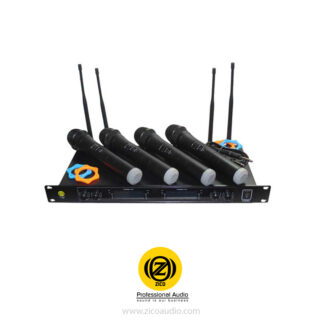 میکروفون بی سیم 4 کانال دستی زیکو ZICO V-200H