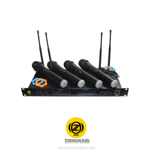 میکروفون بی سیم 4 کانال دستی زیکو ZICO V-200H