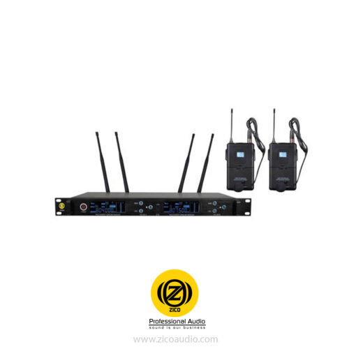 میکروفون بی سیم 2 کانال یقه ای زیکو ZICO TD-9000C