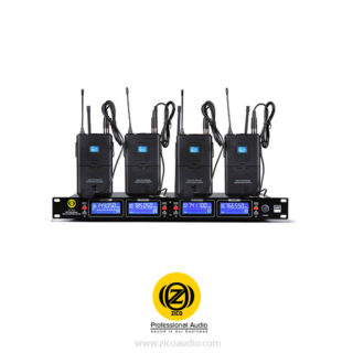 میکروفون بی سیم 4 کانال یقه ای زیکو ZICO UR-1000C