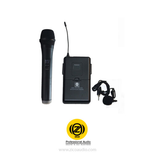 میکروفن بی سیم 4 کانال دستی/یقه ای زیکو ZICO UR-1000HC