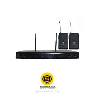 میکروفون بی سیم 2 کانال یقه ای زیکو ZICO UR-89C