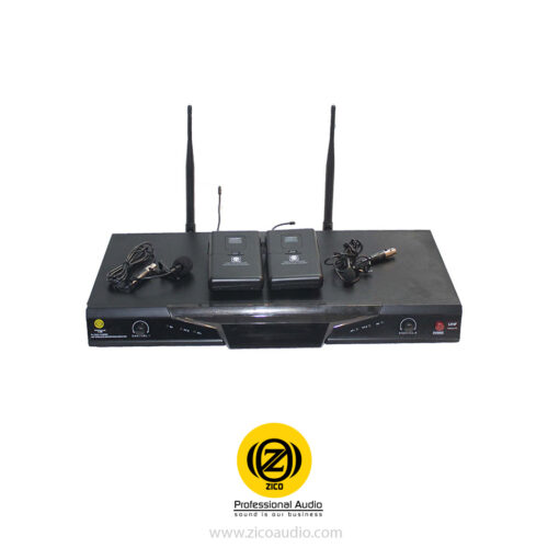 میکروفون بیسیم 2 کانال یقه ای زیکو ZICO UR-89C