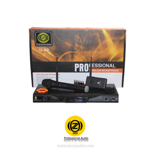 میکروفن بیسیم 2 کانال دستی/یقه ای زیکو ZICO UR-89HC
