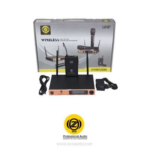 میکروفون بیسیم تک کانال یقه ای زیکو ZICO U-100C