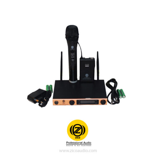 میکروفون بی سیم 2 کانال دستی/یقه ای زیکو ZICO U-200HC