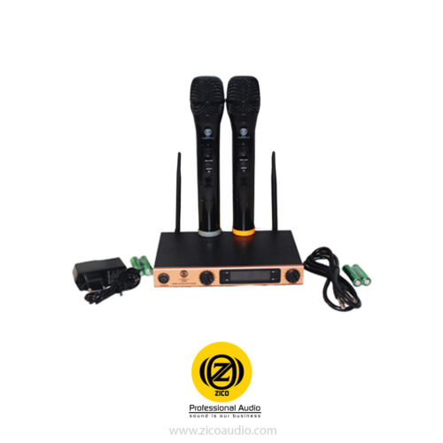 میکروفون بی سیم 2 کانال دستی زیکو ZICO U-200H