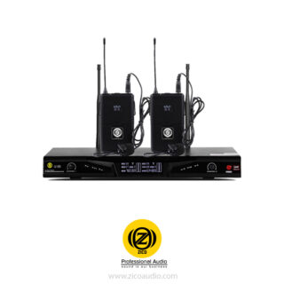 میکروفون بی سیم 2 کانال یقه ای زیکو ZICO U-89C