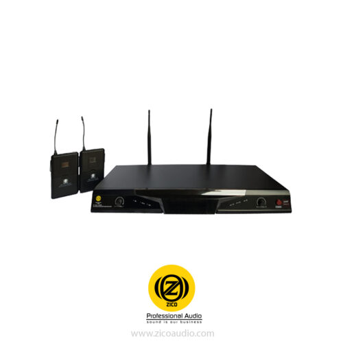 میکروفون بیسیم 2 کانال یقه ای زیکو ZICO U-89C