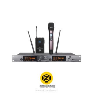 میکروفون بی سیم 2 کانال دستی/یقه ای زیکو ZICO U-800HC