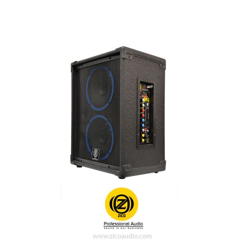 اکو همراه 8×2 اینچ بامیکروفون زیکو ZICO 28400 PBUR - Image 7