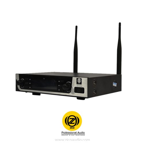 میکروفون بی سیم 2 کانال یقه ای زیکو ZICO UH-600CC - Image 2