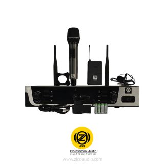 میکروفون بی سیم 2 کانال دستی/یقه ای زیکو ZICO UH-600HC