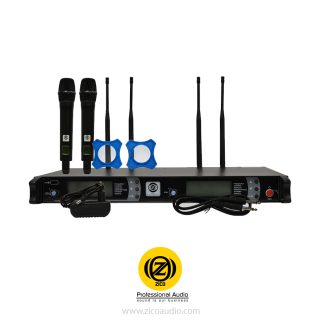 میکروفون بی سیم 2 کانال دستی زیکو ZICO UH-50HH