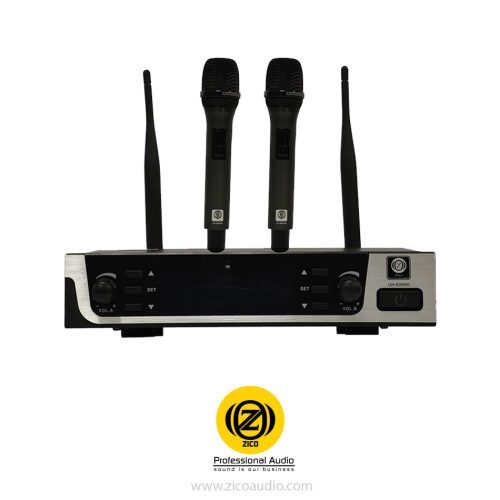 میکروفون بی سیم 2 کانال دستی زیکو ZICO UH-600HH