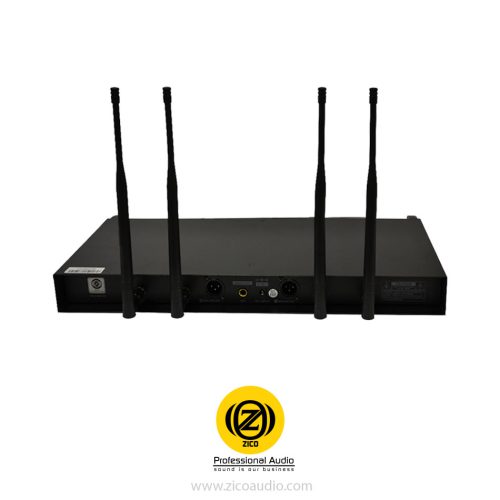میکروفن بی سیم 2 کانال یقه ای زیکو ZICO UH-50CC
